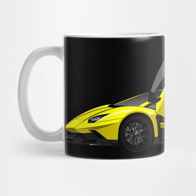 Yellow Supercar by dipurnomo